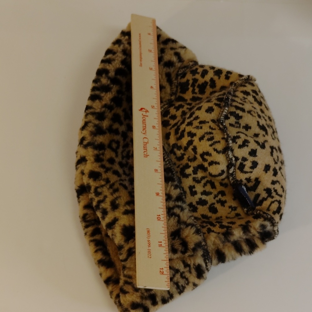 Preston & York Animal Print Faux Fur Bucket Hat - Picture 8 of 9